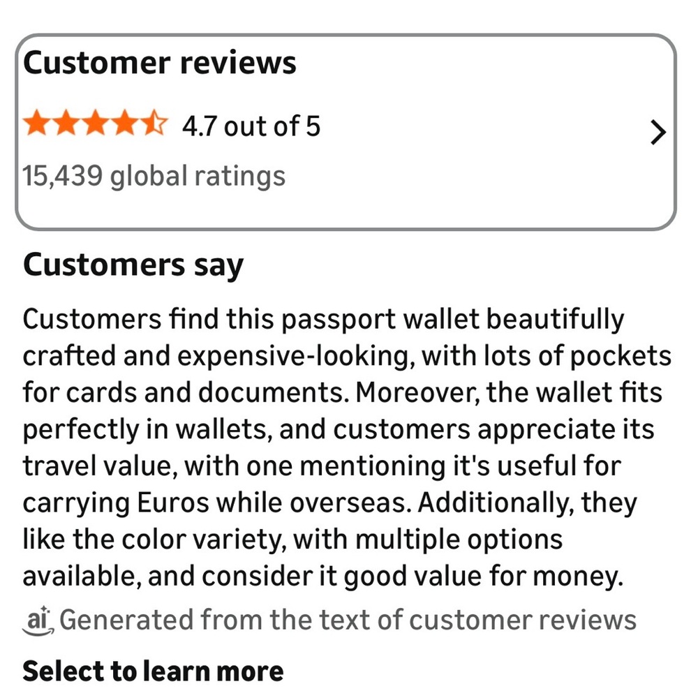 NEW! Brown USA Passport Holder and Wallet with RFID, Air Tag Slot, Pen - Picture 11 of 11
